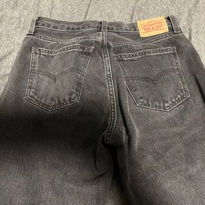 Levi’s, low pro straight cut jeans, black